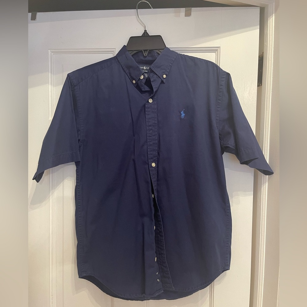 Ralph Lauren button down half sleeve dress shirt